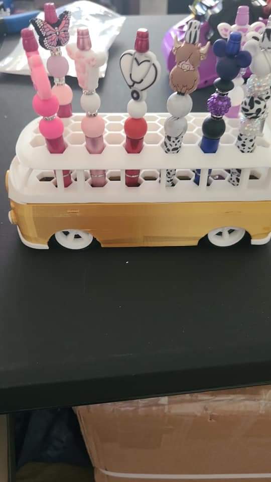 3d bus pen holder